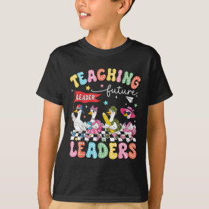 Toekomstige leiders onderwezen door een domme gans t-shirt