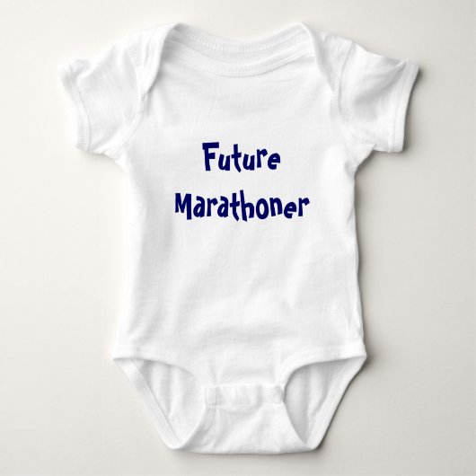 Toekomstige marathoner romper (Voorkant)