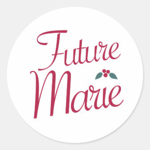 Toekomstige Marie Notenkraker Ronde Sticker