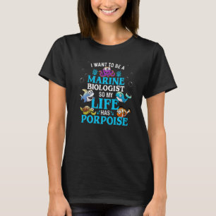 Toekomstige mariene biologie Kinder Tiener Cool Sc T-shirt