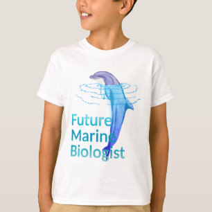 Toekomstige mariene bioloog Ocean Dolphin T-shirt