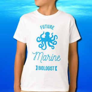 Toekomstige Mariene bioloog - Octopus - wit T-shirt