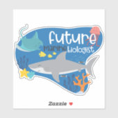 Toekomstige mariene bioloog sticker (Vel)