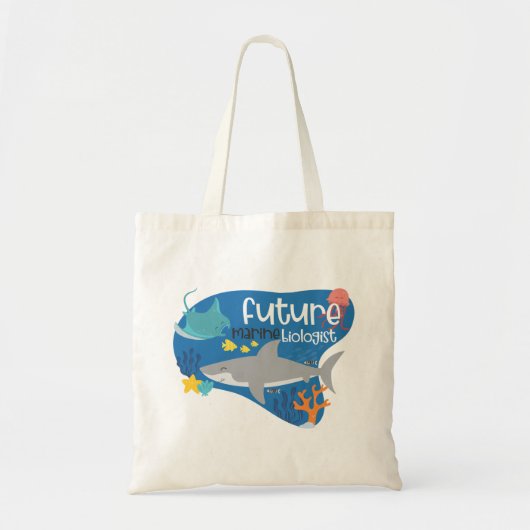 Toekomstige mariene bioloog tote bag (Voorkant)