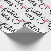 Toekomstige mevrouw Bide om weddenschap te houden, Cadeaupapier (Hoek)