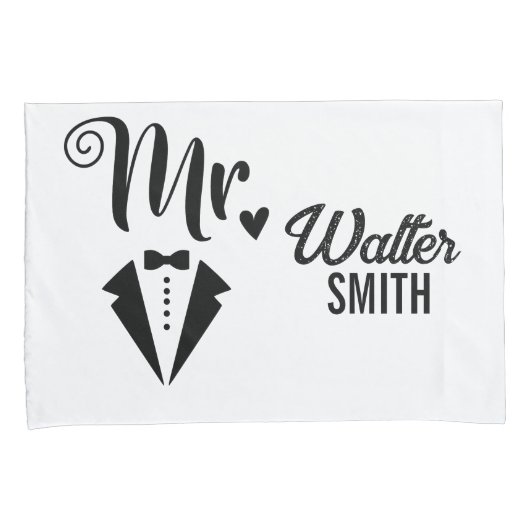 Toekomstige mevrouw en MR. Kussensloop (Voorkant-Rechts)