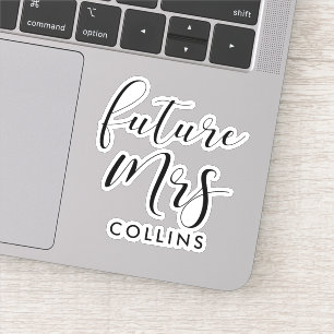 Toekomstige mevrouw Future Bride Sticker