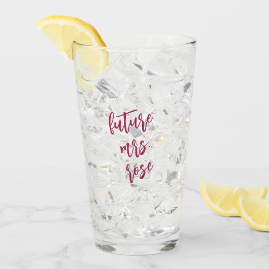 Toekomstige mevrouw Rose Glas (Voorkant ijs)