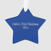 Toekomstige militaire vlieger gepersonaliseerd ornament (achterkant)