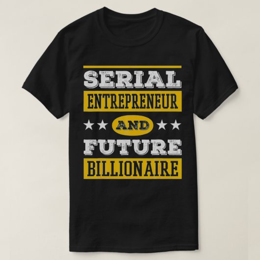 Toekomstige Miljardair T-shirt (Design voorkant)