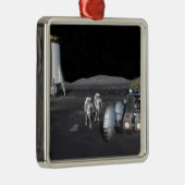 Toekomstige missies voor ruimteverkenning 3 metalen ornament (Rechts)