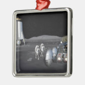 Toekomstige missies voor ruimteverkenning 3 metalen ornament (Links)
