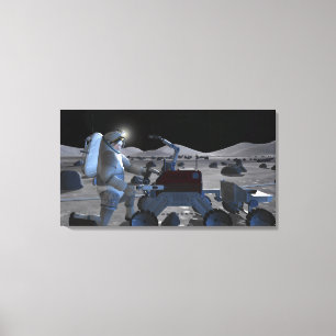 Toekomstige missies voor ruimteverkenning 7 canvas afdruk