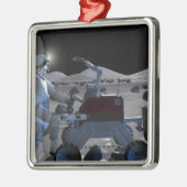Toekomstige missies voor ruimteverkenning 7 metalen ornament (Links)