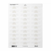 Toekomstige Mr en Mrs Save The Date Return Address Etiket (Full Sheet)