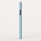 Toekomstige Mrs Blue Glow Chic Script Bride Gift Case-Mate iPhone Case (Achterkant/rechts)