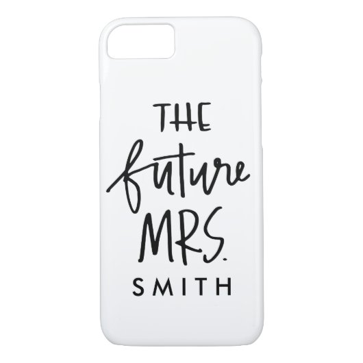 Toekomstige Mrs Custom Phone Case (Achterkant)