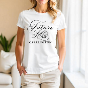 Toekomstige Mrs Shirt – Op Maat Geschreven Bruids