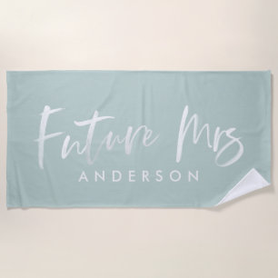 TOEKOMSTIGE MRS... WATERVERF VERLOVING STRANDLAKEN