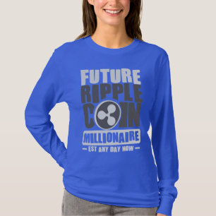 Toekomstige Munten van RIPPLE Millionaire - Verdie T-shirt