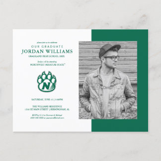 Toekomstige NW Missouri State afgestudeerde Aankondigingskaart