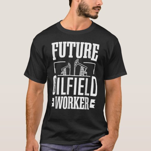 Toekomstige olieveldarbeider - Olieplatform Kind O T-shirt (Voorkant)