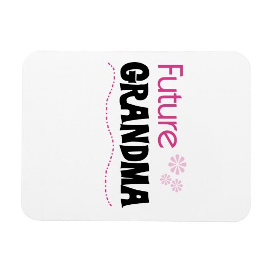 Toekomstige oma geschenken magneet (Horizontaal)