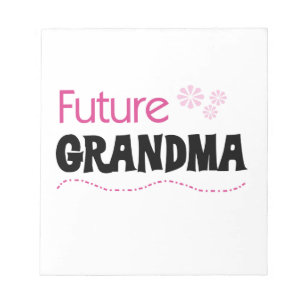 Toekomstige oma geschenken notitieblok