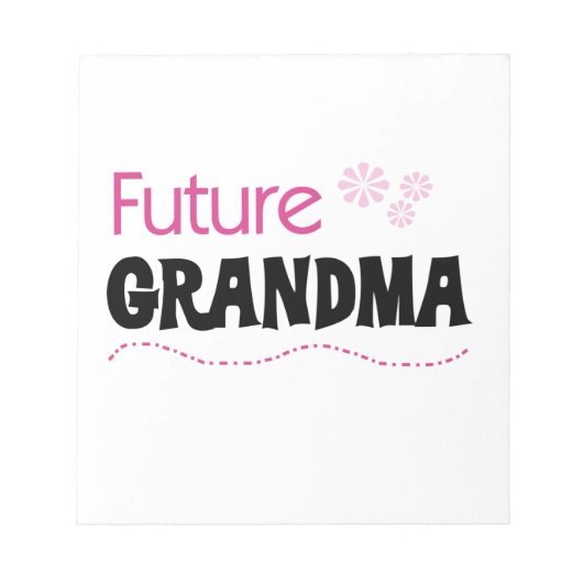 Toekomstige oma geschenken notitieblok (Voorkant)