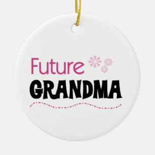 Toekomstige oma Gifts Keramisch Ornament