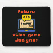 Toekomstige ontwerper van videogames programmeur c muismat (Voorkant)