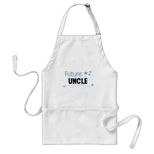 Toekomstige oom T-shirts en cadeautjes Standaard Schort