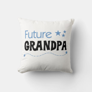 Toekomstige opa-shirts en cadeaus kussen