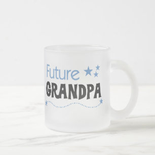 Toekomstige opa-shirts en cadeaus matglas koffiemok