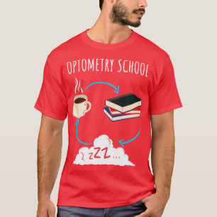 Toekomstige optometrist cadeau voor Optometry Scho T-shirt