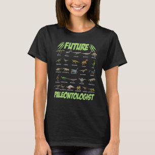 Toekomstige paleontoloog boys Girls Dinosaur Paleo T-shirt