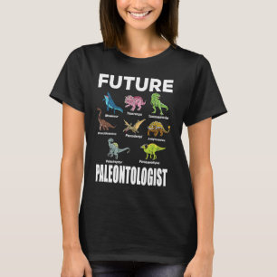 Toekomstige paleontoloog Dinosaurs Fossils Paleont T-shirt