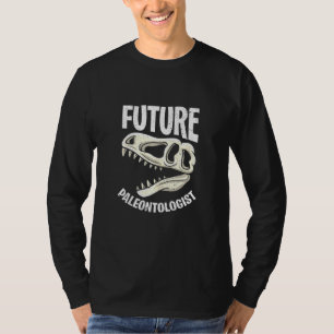 Toekomstige paleontoloog Fossilist Paleontology Di T-shirt