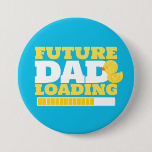 Toekomstige papa die Rubber Duck Button laadt