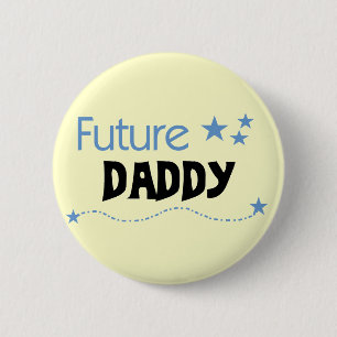 Toekomstige papa-shirts en cadeautjes ronde button 5,7 cm
