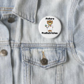 TOEKOMSTIGE PEDIATRICIAN RONDE BUTTON 5,7 CM (In situ)