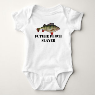 Toekomstige Perch Slayer Vist Baby Shirt