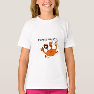 Toekomstige persoonlijke cadeau van Pirate Cute Cr T-shirt