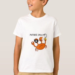 Toekomstige persoonlijke cadeau van Pirate Cute Cr T-shirt