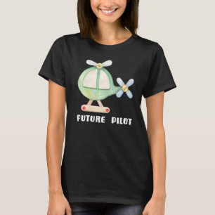 Toekomstige Pilot Jongens Meisjes Peuter Kinder He T-shirt