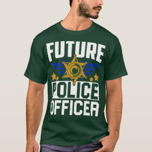 Toekomstige politiefunctionaris Uniform Pet Funny T-shirt