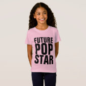 TOEKOMSTIGE POP STAR KINDER T-SHIRS T-SHIRT (Voorkant volledig)