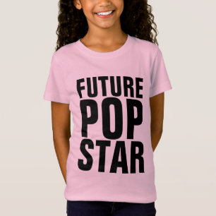 TOEKOMSTIGE POP STAR KINDER T-SHIRS T-SHIRT