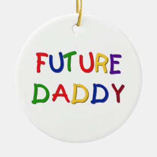 Toekomstige primaire kleuren T-shirts en cadeautje Keramisch Ornament