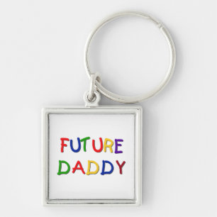 Toekomstige primaire kleuren T-shirts en cadeautje Sleutelhanger